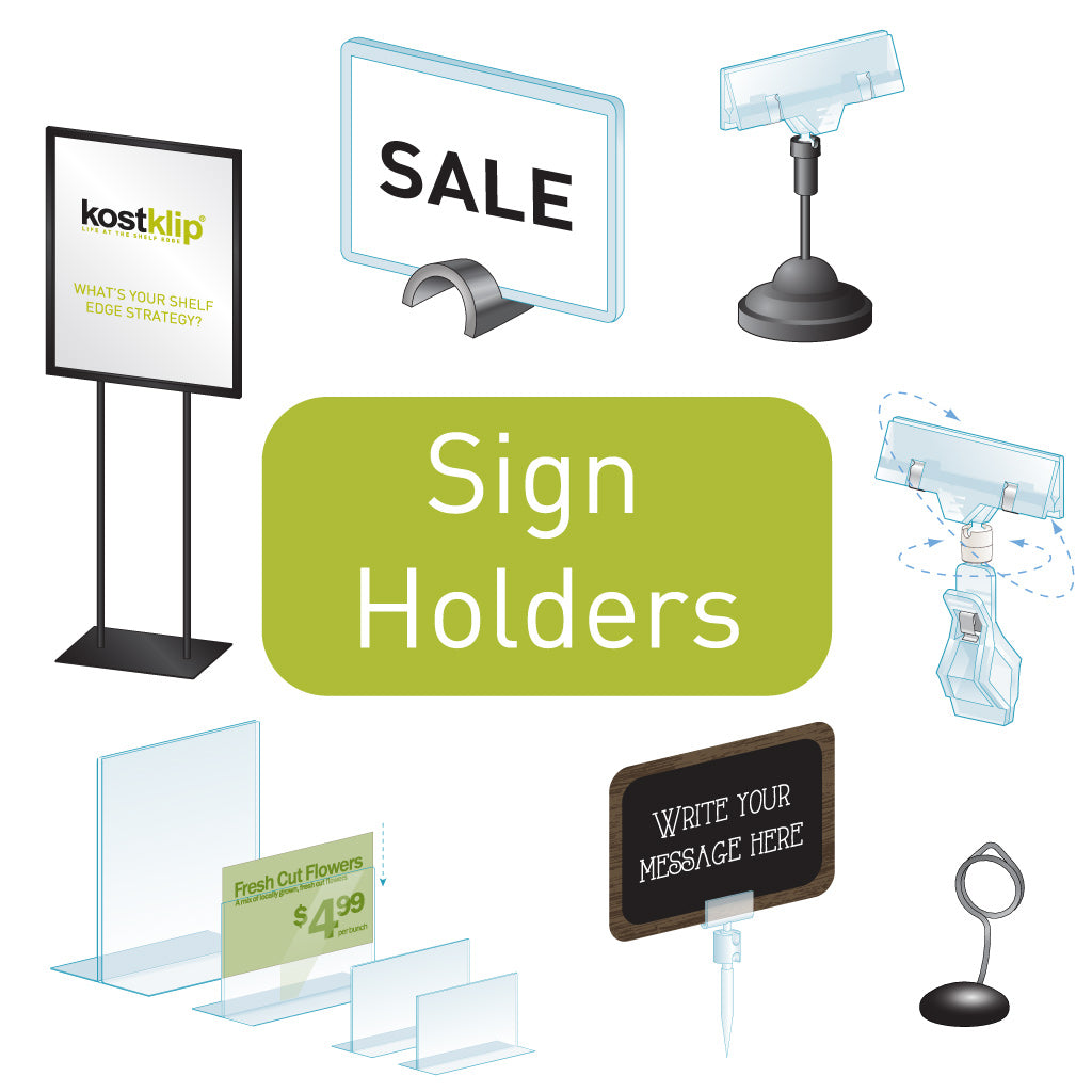 Homepage banner for sign holders