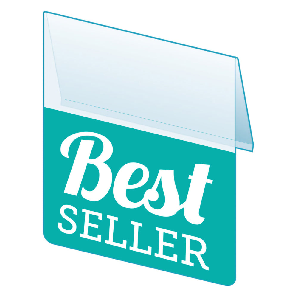 An illustration of the "Best Seller" Bib ClearVision ShelfTalkers