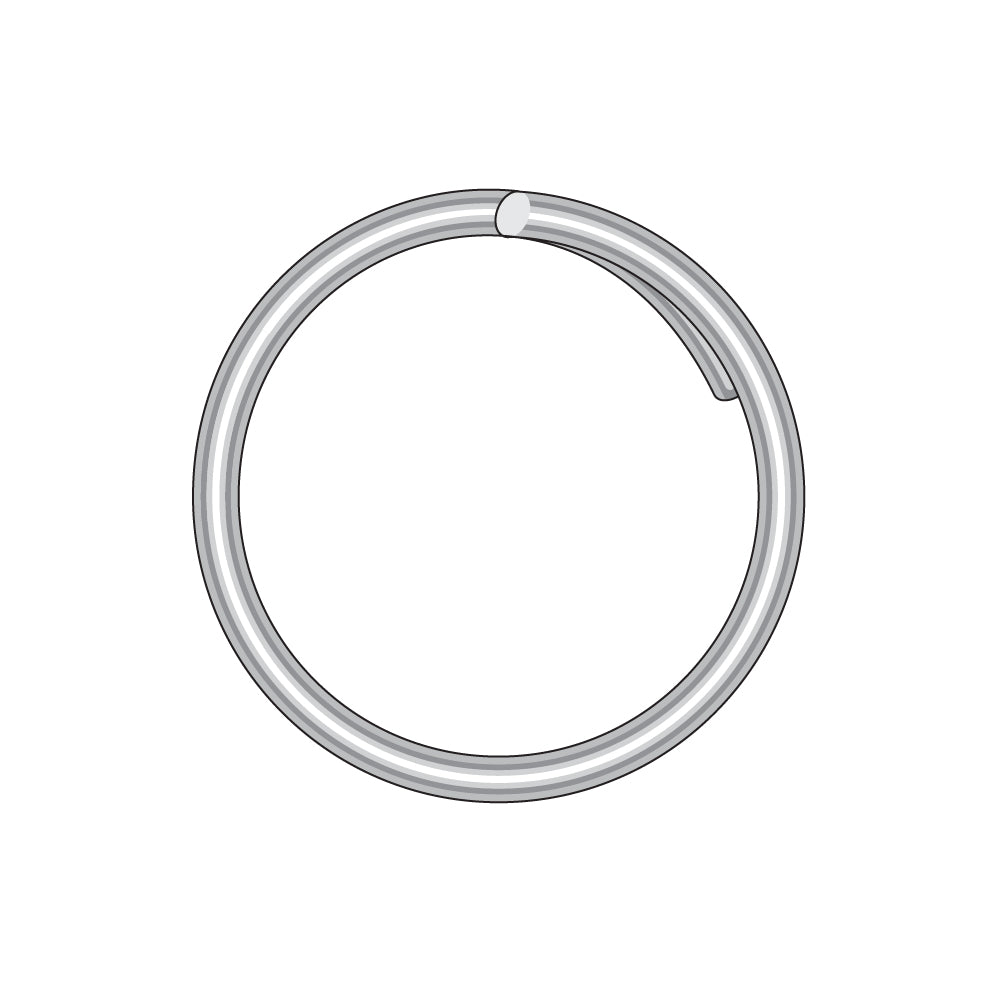 An illustration of a Metal Split Key Ring