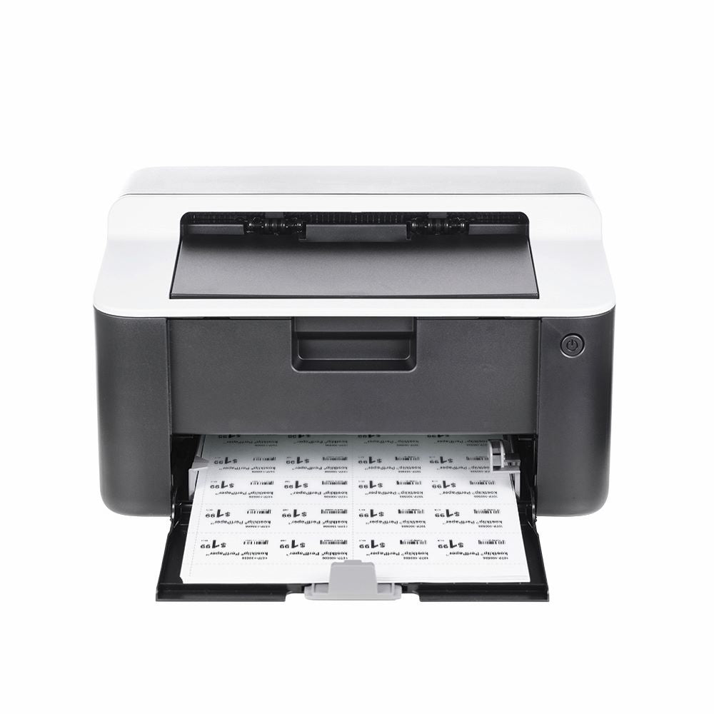 Products Perforated Sign and Label Paper in a printer