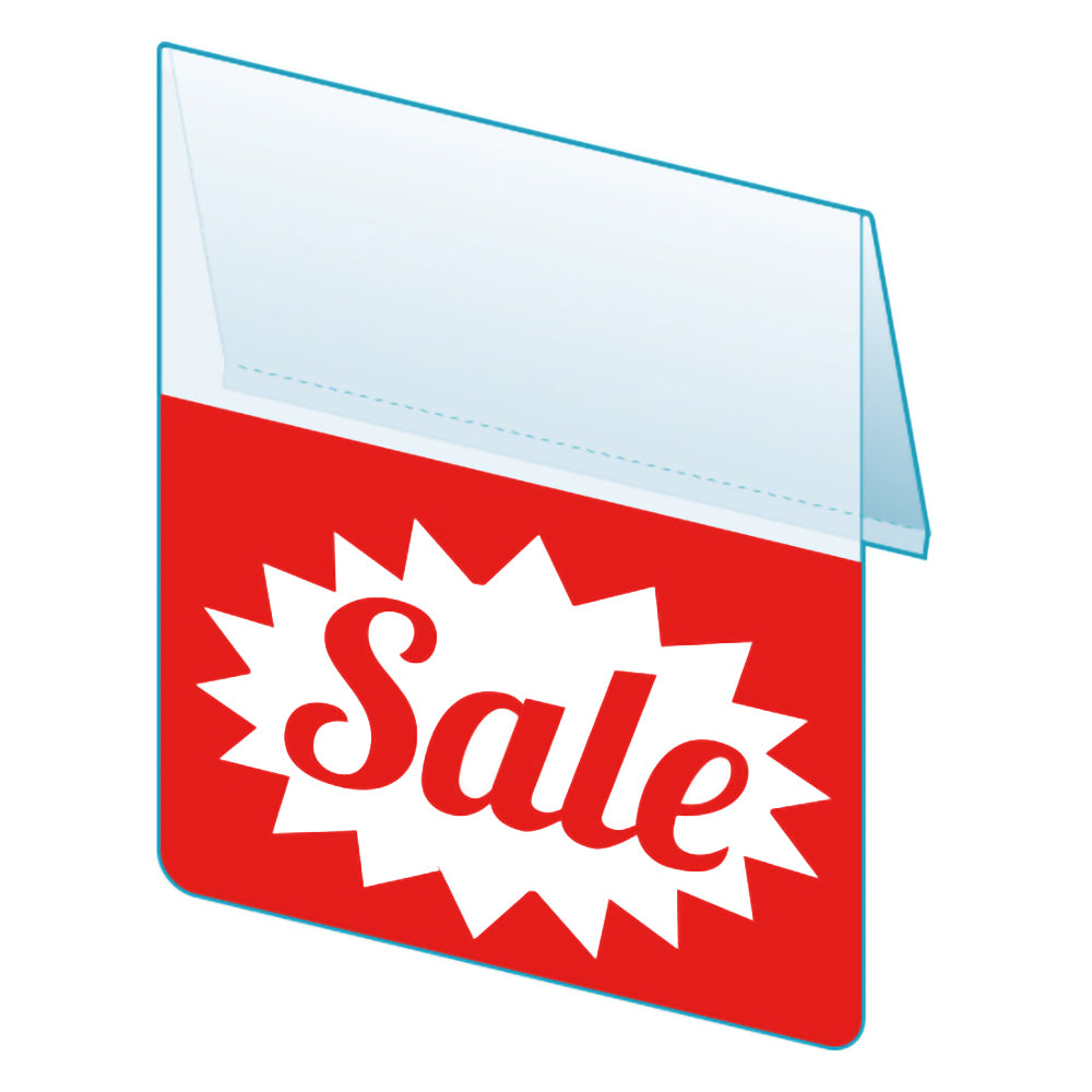 An illustration of the "Sale" Bib ClearVision ShelfTalkers