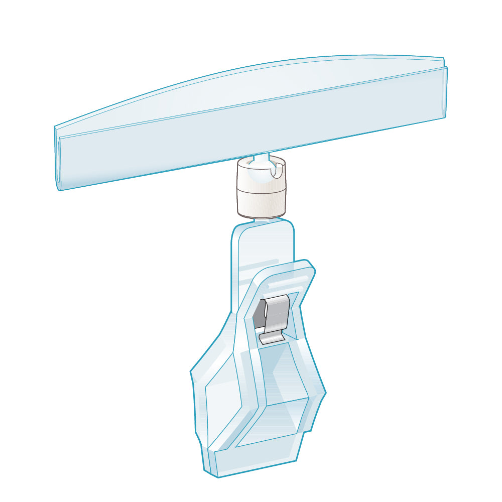 An illustration of the TwistKlip Sleeve Holder with Large Clip