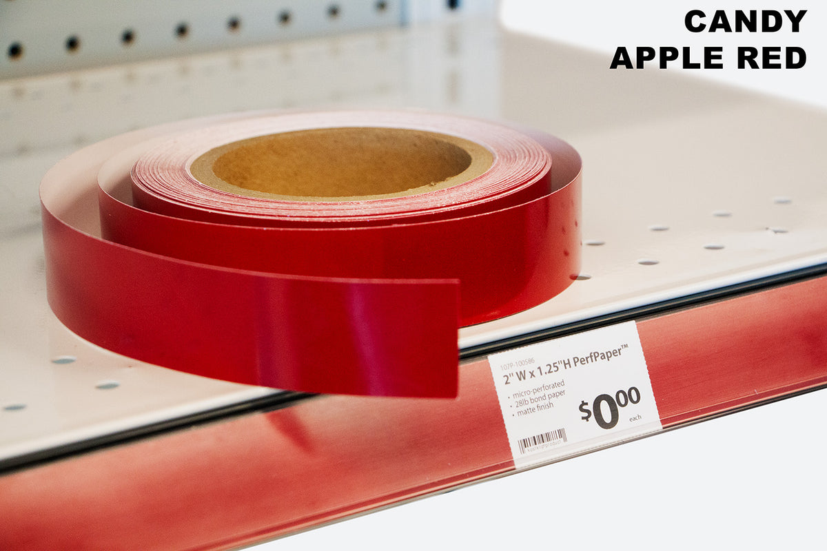 ShelfLife™ Colored Price Channel Insert, Unprinted, kostklip – kostklip®