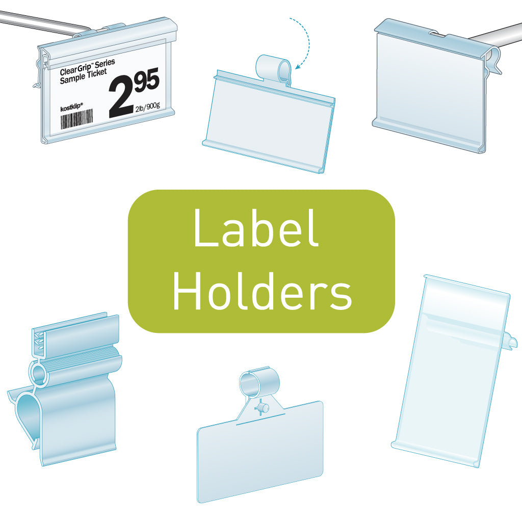 Homepage banner for label holders
