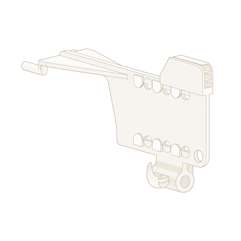 An illustration of the Double Merchandise Strip Hanger