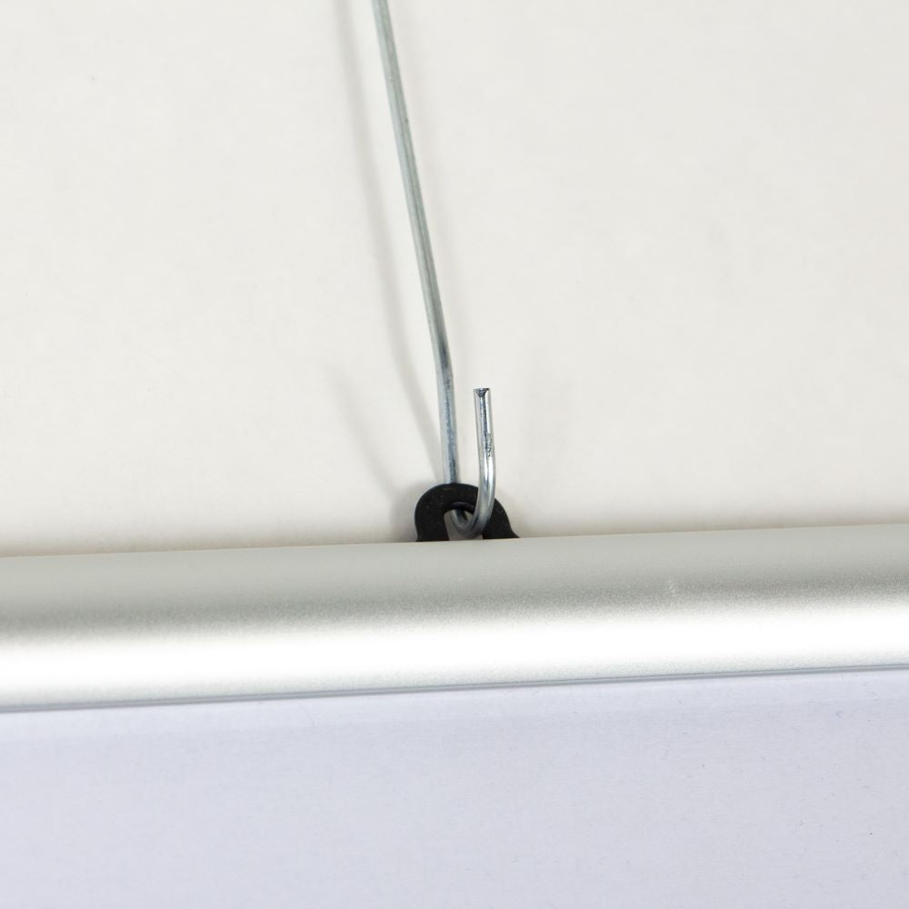 The Double 'C' Hook in use, hooked through an eyelet