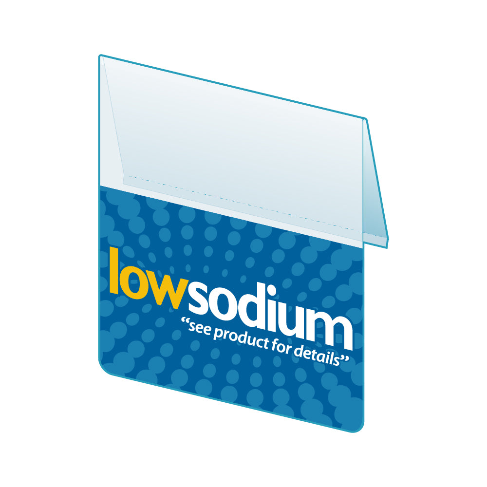 An illustration of the HealthTalker "Low Sodium", Bib ShelfTalker