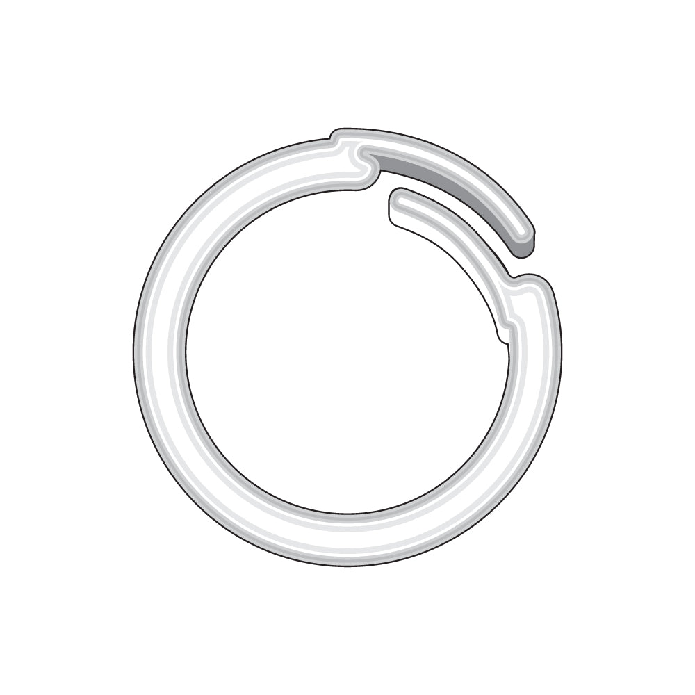 An illustration of the Plastic Ring with Split Hinge