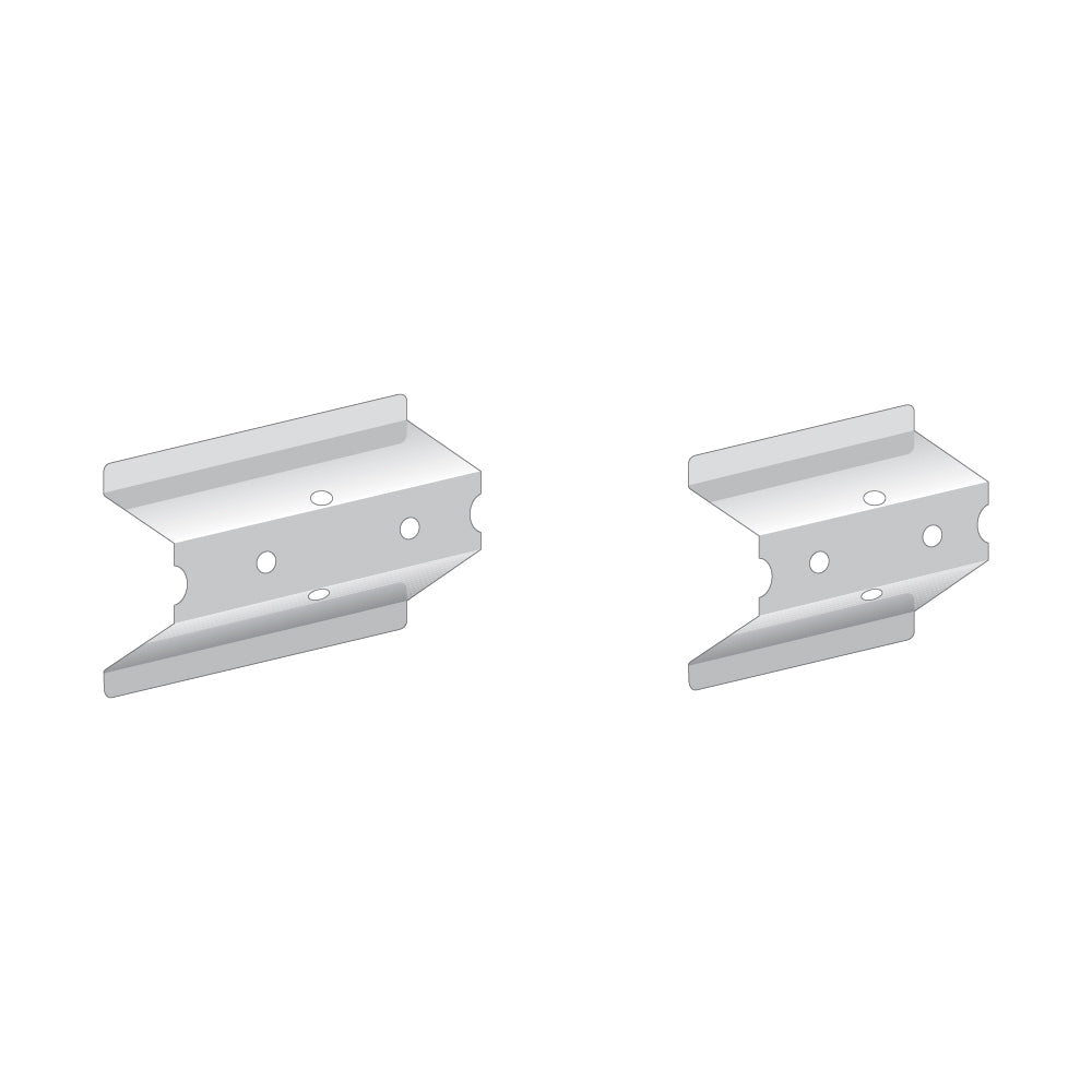 Illustration of the Metal Price Channel Clips in both sizes