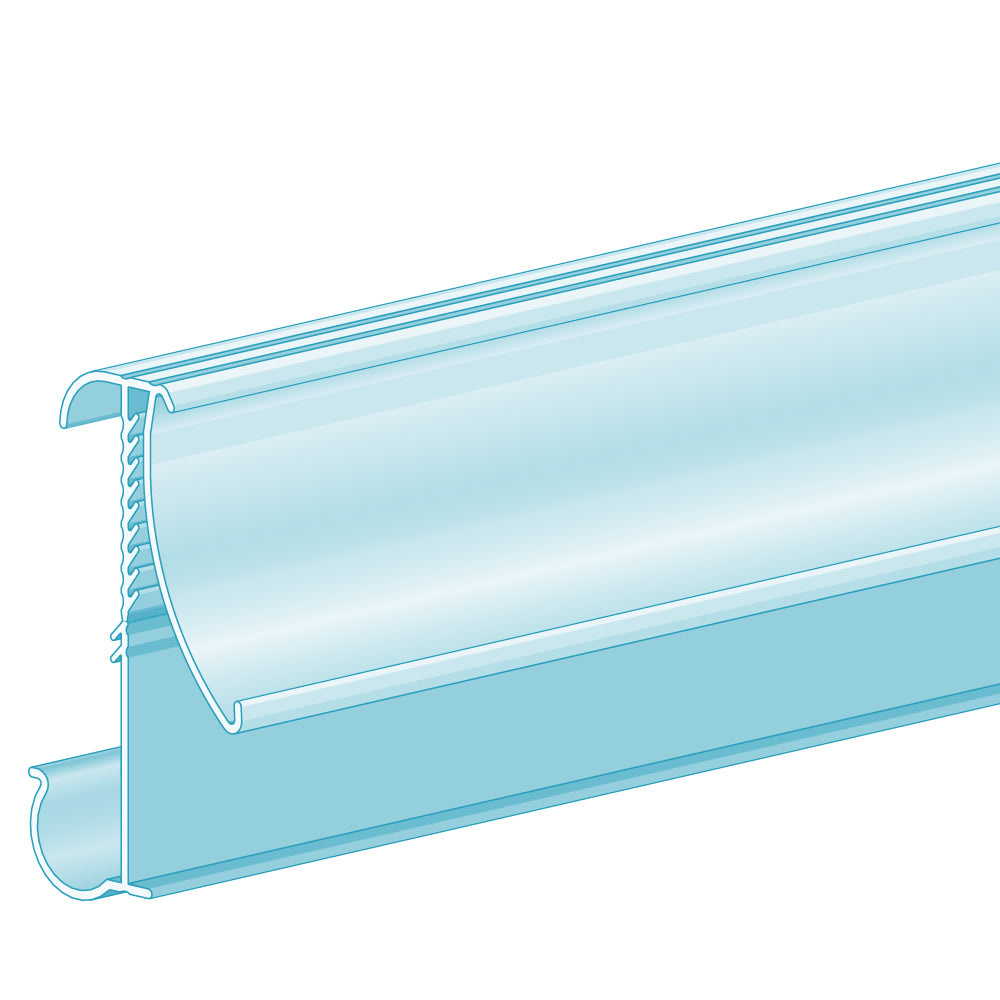 An illustration of the FlexKlip Large Shelf Adapter in clear