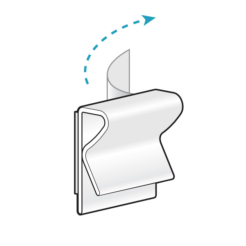 An illustration of the Multi-Use, Flush Sign Clip and Grip