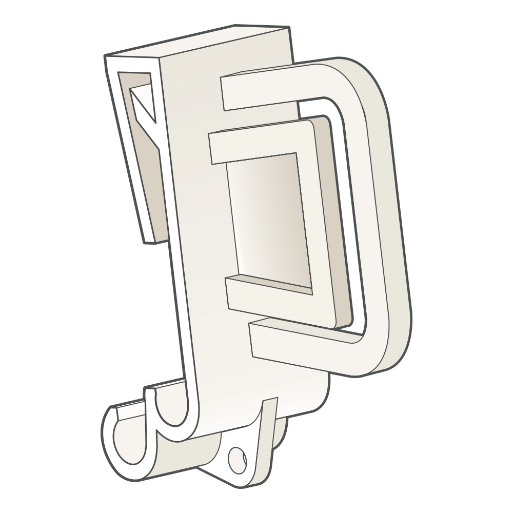 An illustration of the ClearVision Clip-Over, Right Angle Sign Clips and Grips