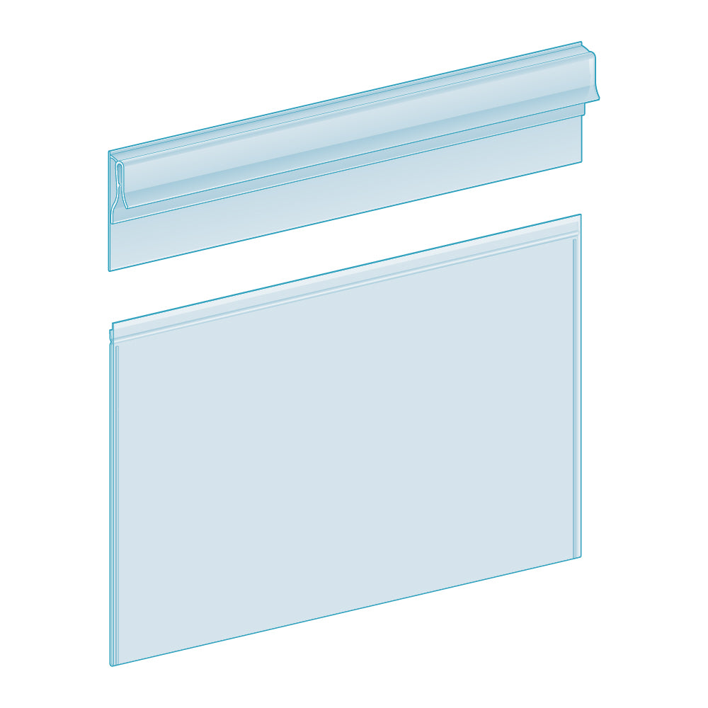 An illustration of the Fluid Resistant Pouch Sign Holder