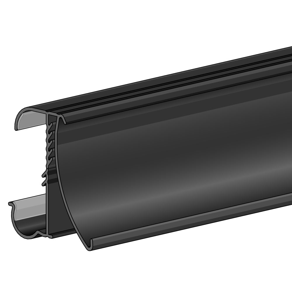 An illustration of the FlexKlip Small Shelf Adapter in black