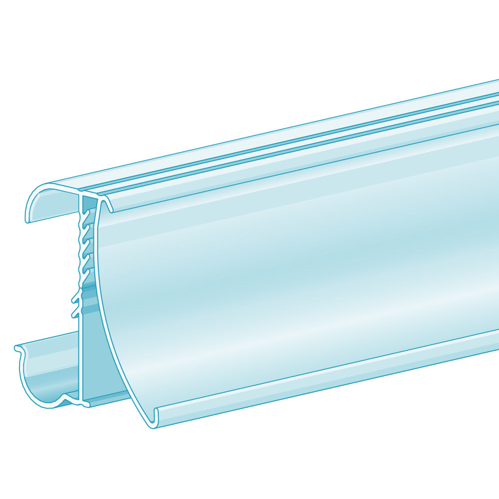 An illustration of the FlexKlip Small Shelf Adapter in clear