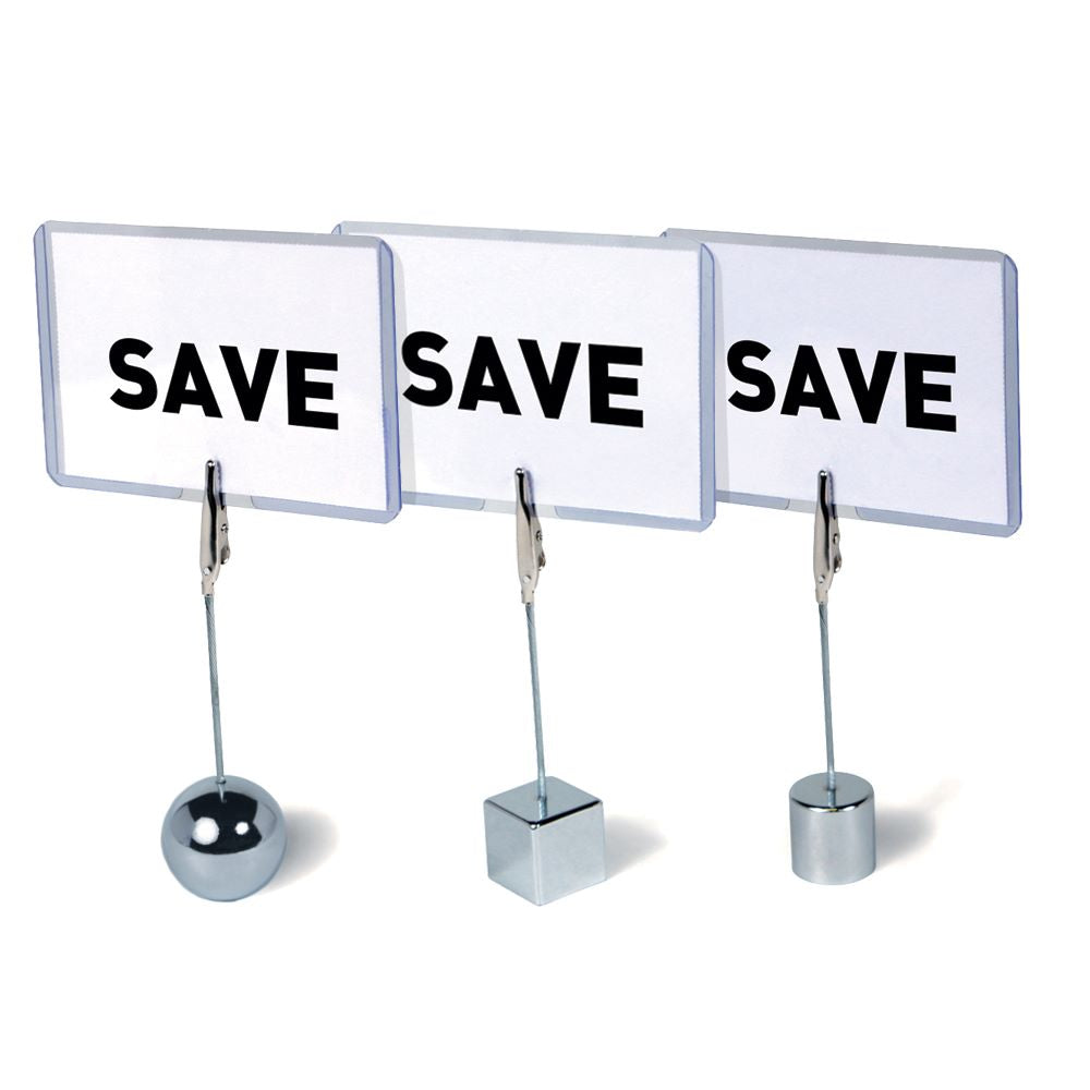 Stainless Steel Sign Holders, Alliklip™ – kostklip®