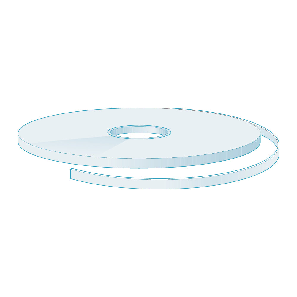 An illustration of a roll of clear tape