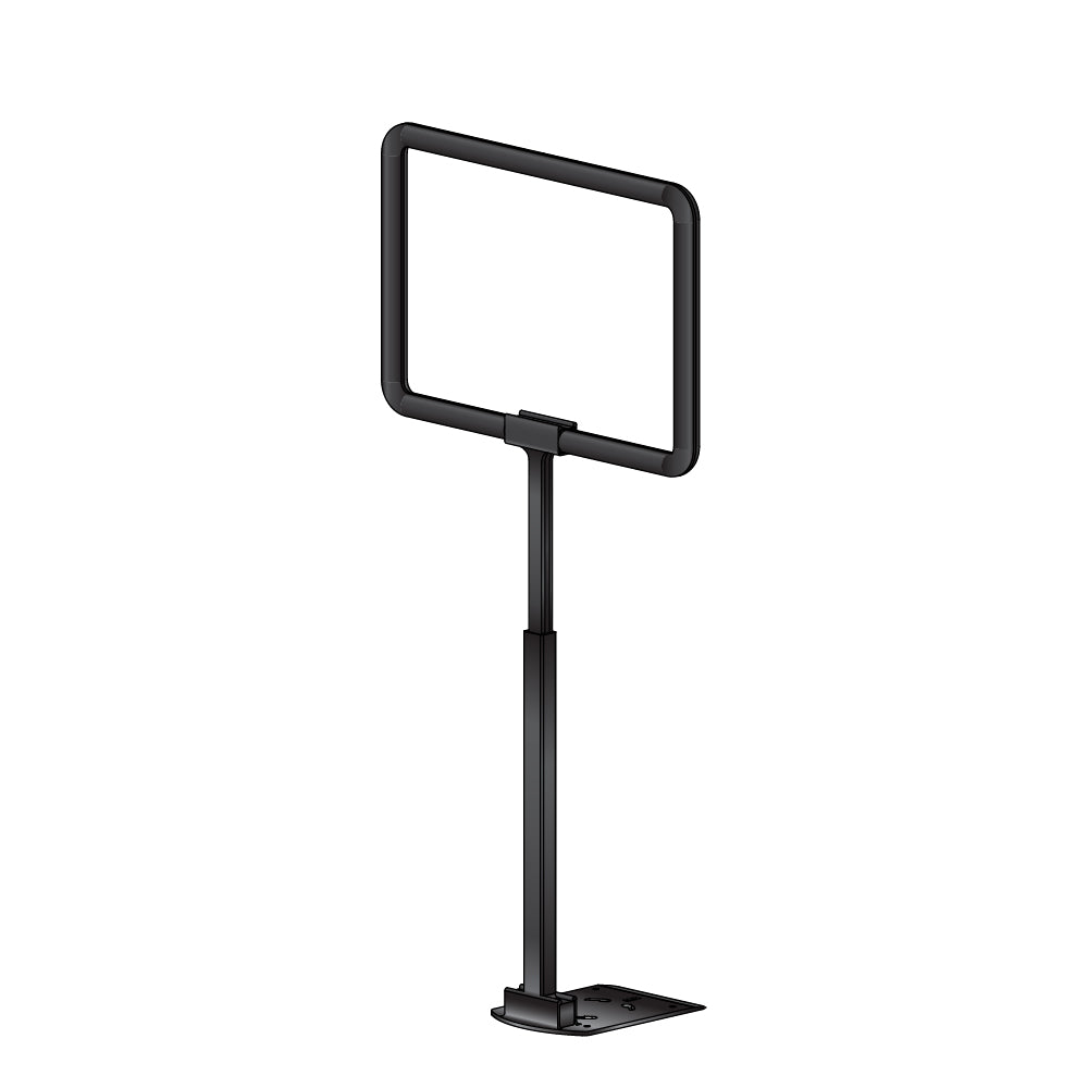 An illustration of the Telescopic Sign Holder with shovel base extended