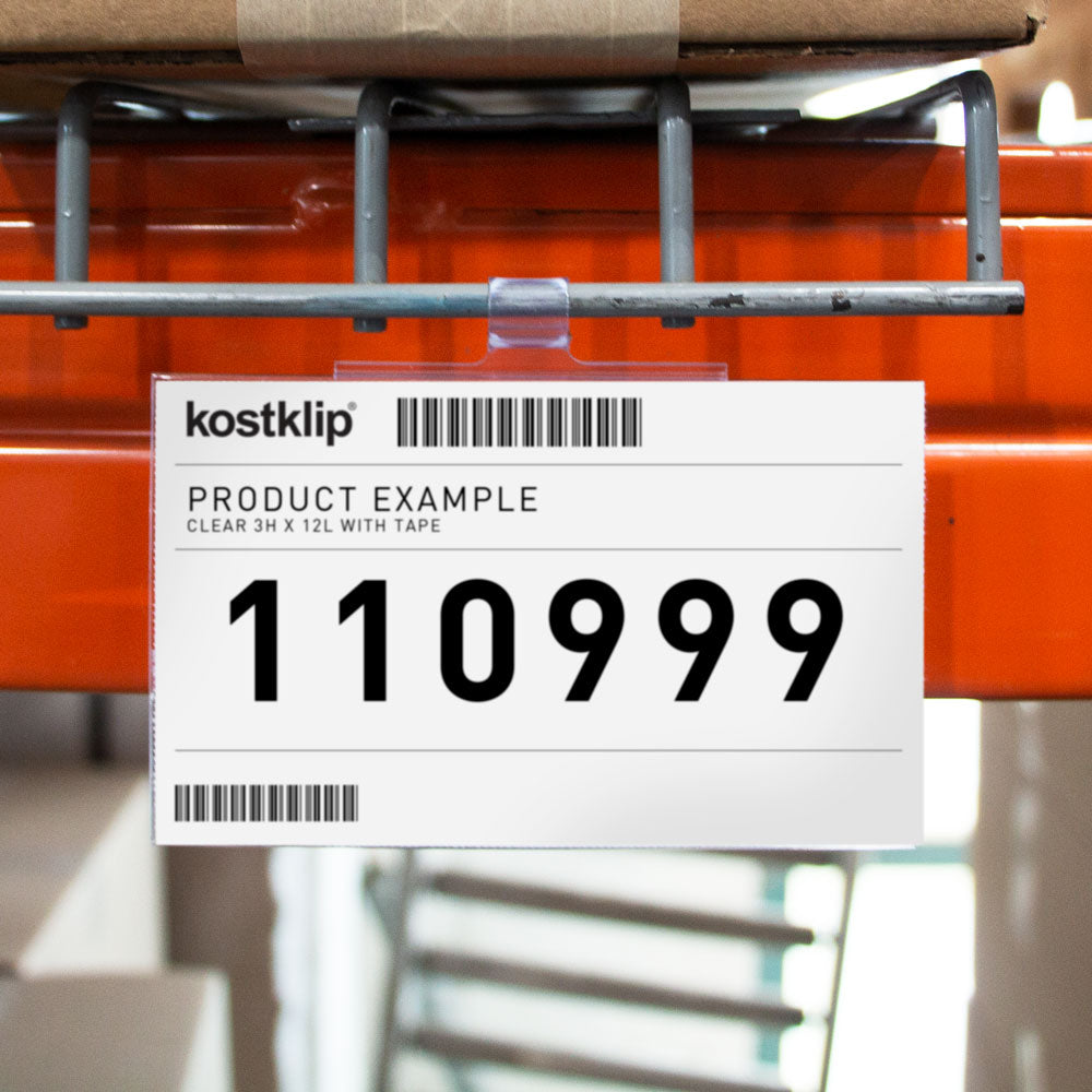 ClearVision® Wire Fence, Locking Label Holder, kostklip – kostklip®